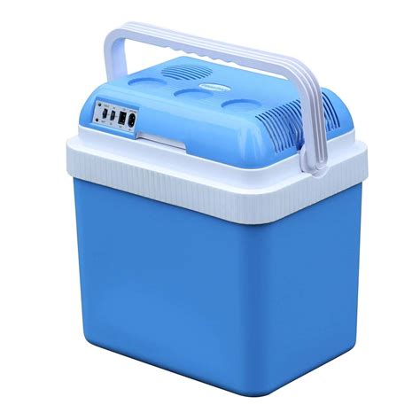 electriQ 24l Portable Hot Cold Electric Cool Box with 12v and 